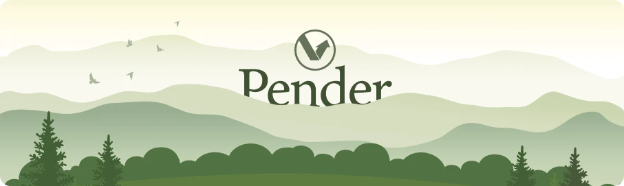 PENDER window film artwork