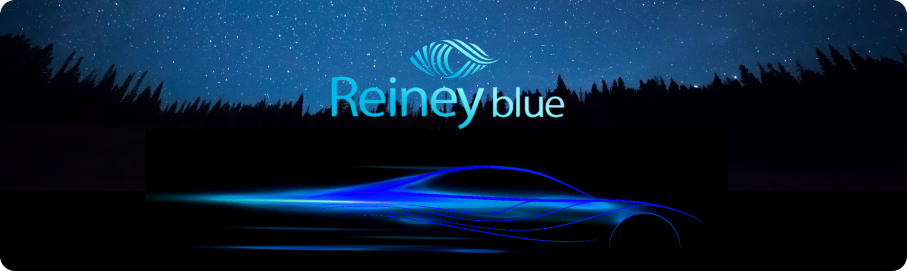 Reiney blue Mini Banner